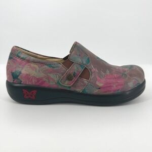 Alegria Kourtney Clogs Womens 38 Floral Slip On Shoes KAR-511XW Good Multi Color